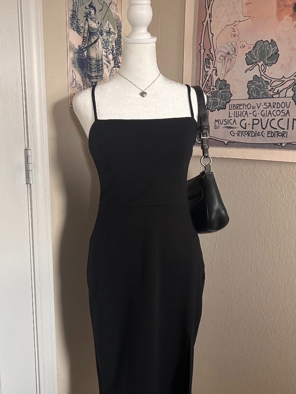 Black Express Midi Dress